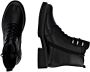 Remonte Zwarte Leren Veterboots Dames Zwart - Thumbnail 8