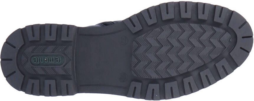 Remonte Veterlaarsjes blokhak veterschoenen chunky boots met contrast-raamstiksels