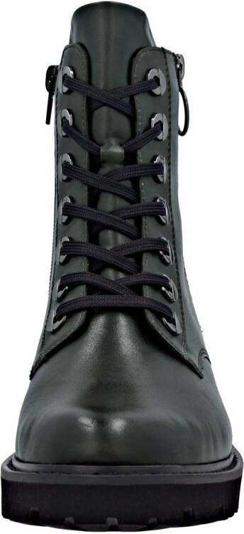 Remonte Veterlaarsjes blokhak laarsjes veterschoenen flats in used look