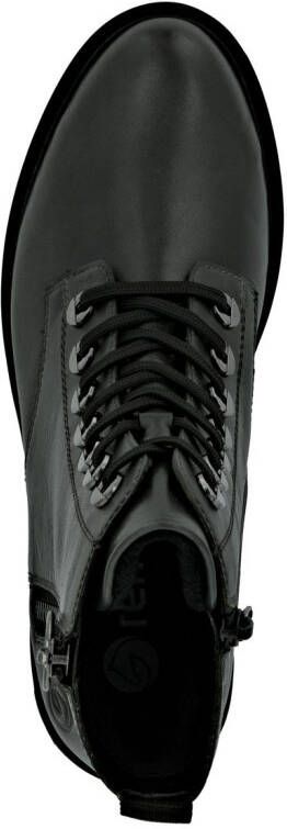Remonte Veterlaarsjes blokhak laarsjes veterschoenen flats in used look