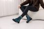 Remonte Veterlaarsjes blokhak laarsjes veterschoenen flats in used look - Thumbnail 9
