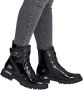 Remonte Veterlaarsjes blokhak veterschoenen in krokodillenlook binnenrits - Thumbnail 11