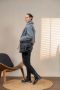 Remonte Veterlaarsjes blokhak veterschoenen in krokodillenlook binnenrits - Thumbnail 4