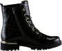 Remonte Veterlaarsjes blokhak veterschoenen in krokodillenlook binnenrits - Thumbnail 15