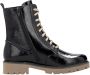 Remonte Veterlaarsjes Elisabeth Hurley-Collection blokhak veterschoen met praktische binnenrits - Thumbnail 9