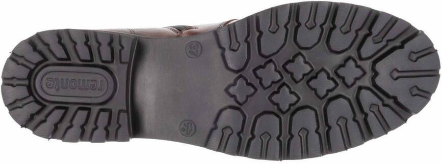 Remonte Veterschoenen blokhak veterschoen enkellaars in used look