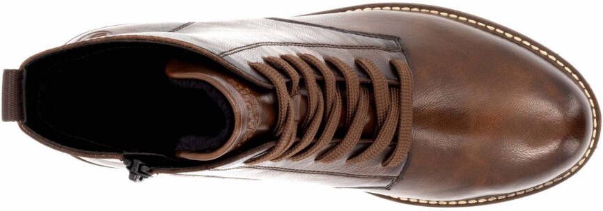 Remonte Veterschoenen blokhak veterschoen enkellaars in used look