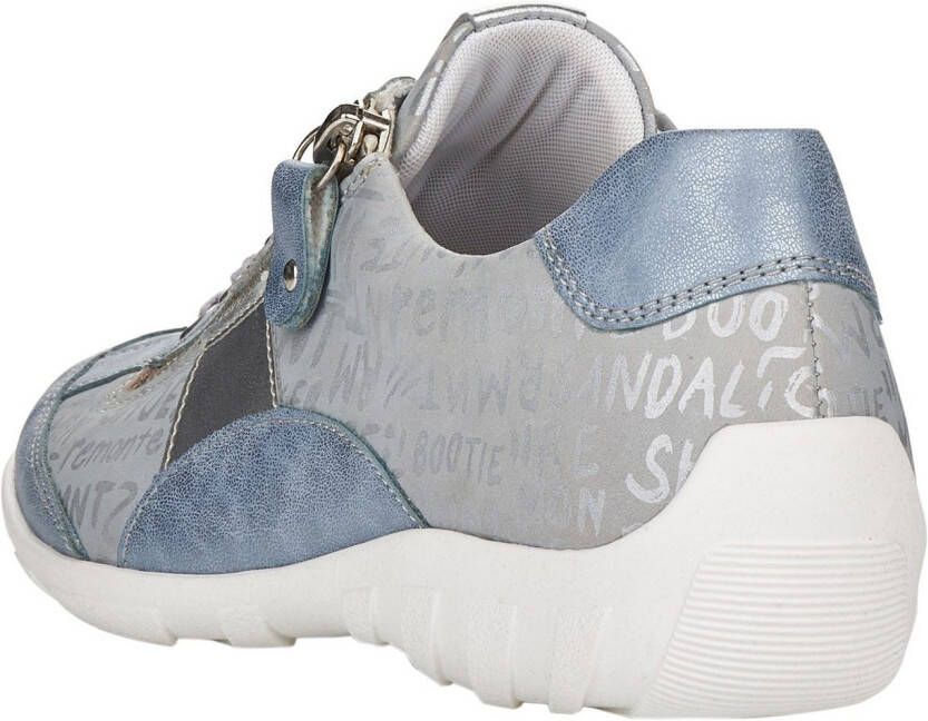 Remonte Veterschoenen met fijne metallic glans vrijetijdsschoen lage schoen veterschoen