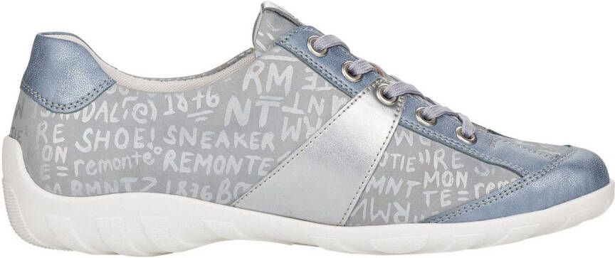 Remonte Veterschoenen met fijne metallic glans vrijetijdsschoen lage schoen veterschoen