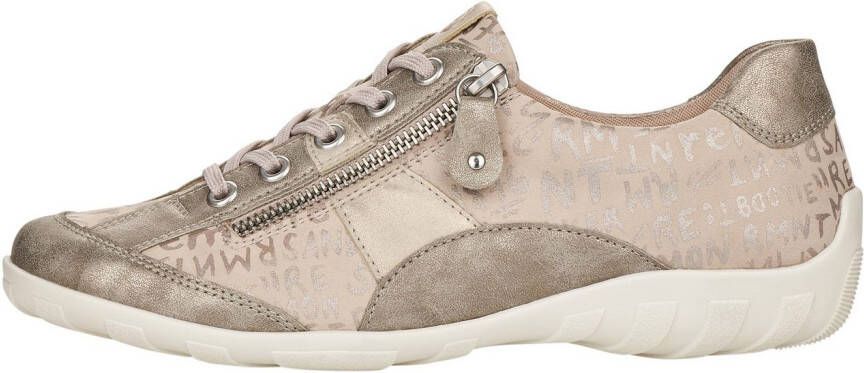 Remonte Veterschoenen met fijne metallic glans vrijetijdsschoen lage schoen veterschoen