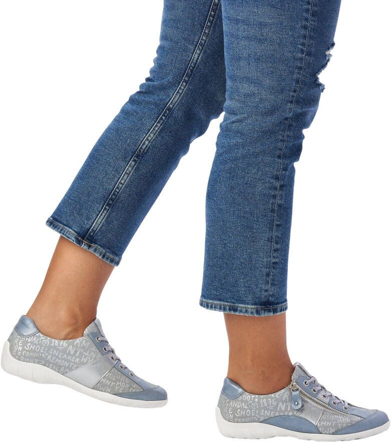 Remonte Veterschoenen met fijne metallic glans vrijetijdsschoen lage schoen veterschoen - Foto 10