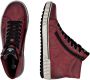 Remonte Veterschoenen platform lace-up ankle boots in crash look - Thumbnail 10