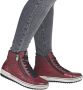 Remonte Veterschoenen platform lace-up ankle boots in crash look - Thumbnail 4