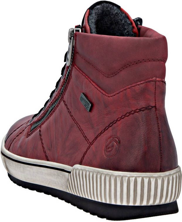Remonte Veterschoenen platform lace-up ankle boots in crash look