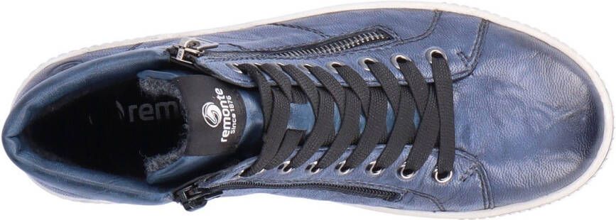 Remonte Veterschoenen platform lace-up ankle boots in crash look - Foto 11