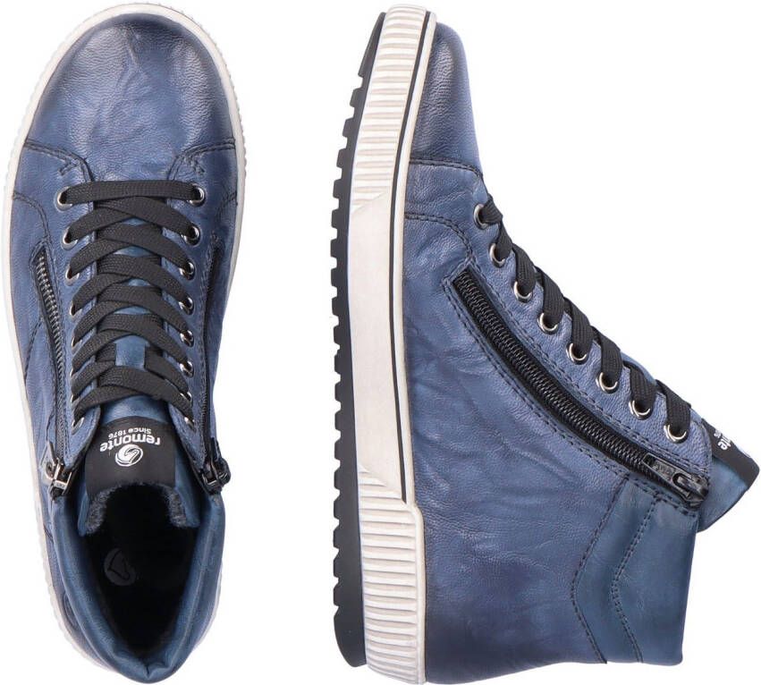 Remonte Veterschoenen platform lace-up ankle boots in crash look - Foto 4