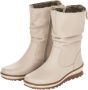 Remonte white casual closed booties White Dames - Thumbnail 10