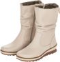 Remonte white casual closed booties White Dames - Thumbnail 17