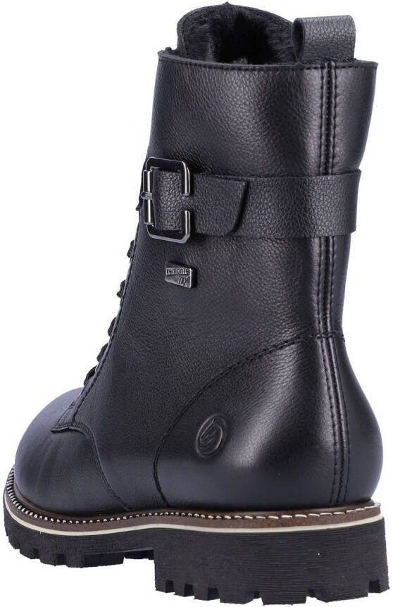 Remonte Winterlaarzen blokhak veterschoenen outdoorschoen met decoratieve gesp