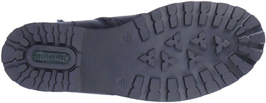 Remonte Winterlaarzen blokhak veterschoenen outdoorschoen met decoratieve gesp