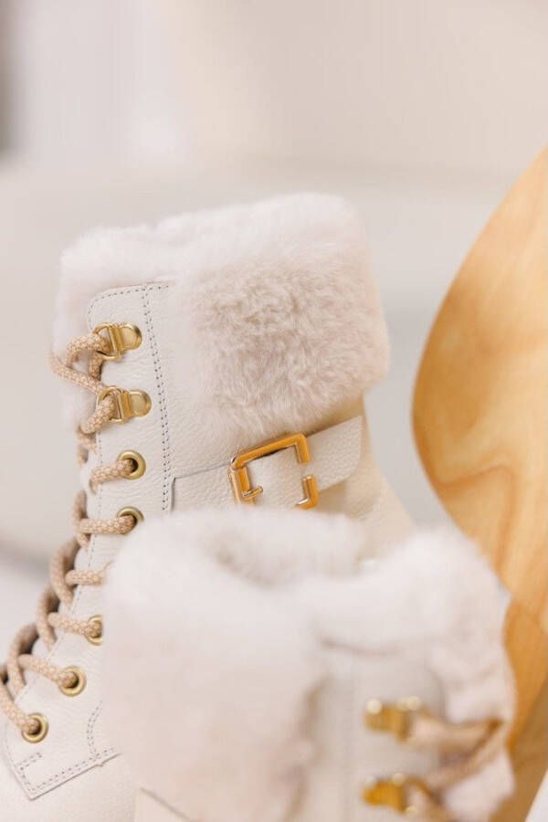 Remonte Winterlaarzen Elisabeth Hurley-Collection veterschoenen outdoorschoen veterschoenen met decoratieve gesp
