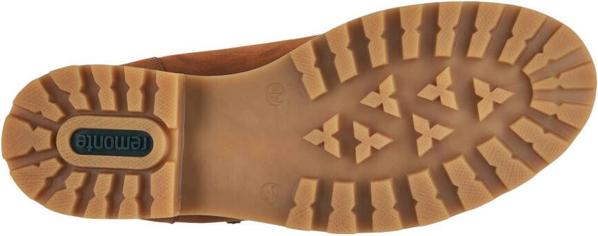 Remonte Winterlaarzen blokhak outdoorschoen veterschoen in trendy bergbeklimmer-look