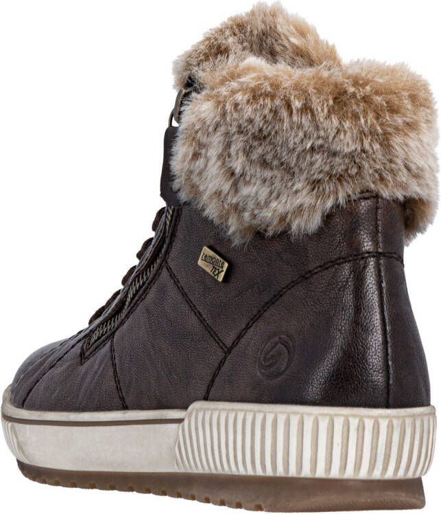 Remonte Winterlaarzen plateau outdoorschoen veterschoenen met waterafstotende tex-membraan