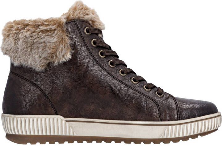 Remonte Winterlaarzen plateau outdoorschoen veterschoenen met waterafstotende tex-membraan