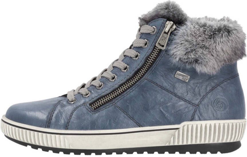 Remonte Winterlaarzen plateau outdoorschoen veterschoenen met waterafstotende tex-membraan