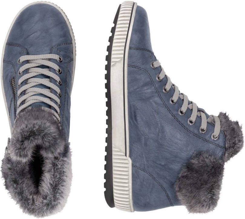 Remonte Winterlaarzen plateau outdoorschoen veterschoenen met waterafstotende tex-membraan