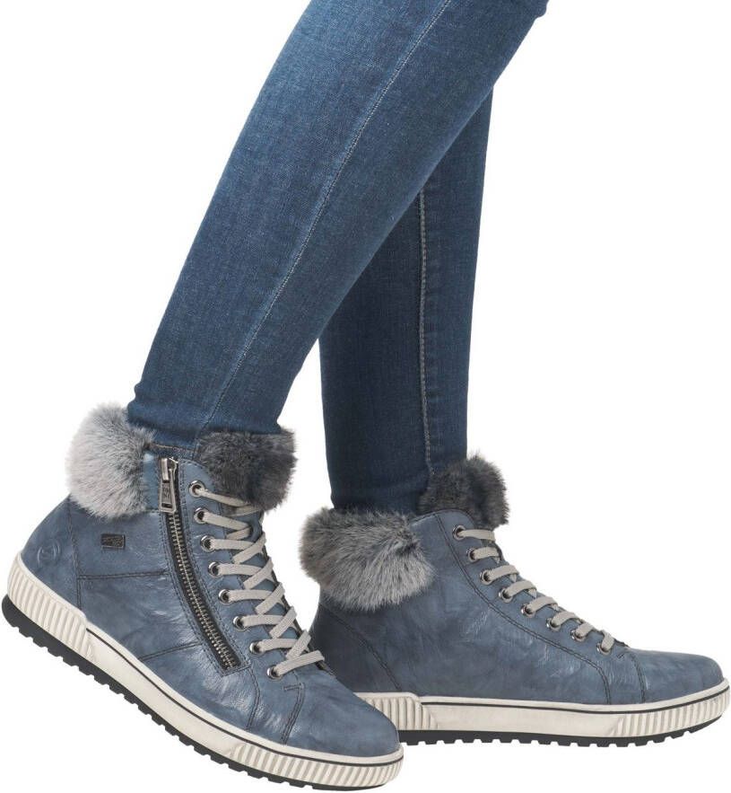 Remonte Winterlaarzen plateau outdoorschoen veterschoenen met waterafstotende tex-membraan