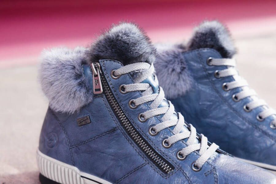 Remonte Winterlaarzen plateau outdoorschoen veterschoenen met waterafstotende tex-membraan
