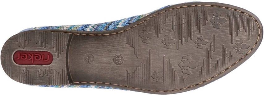 Rieker Ballerina's slippers instapschoen pumps met zachte binnenzool