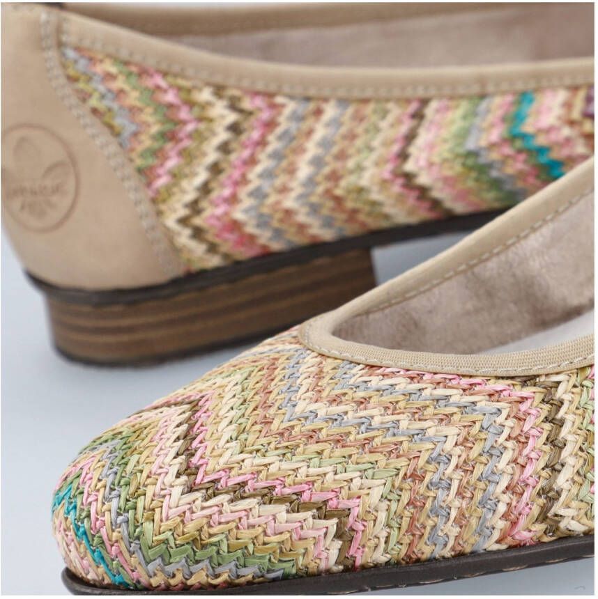 Rieker Ballerina's slippers instapschoen pumps met zachte binnenzool