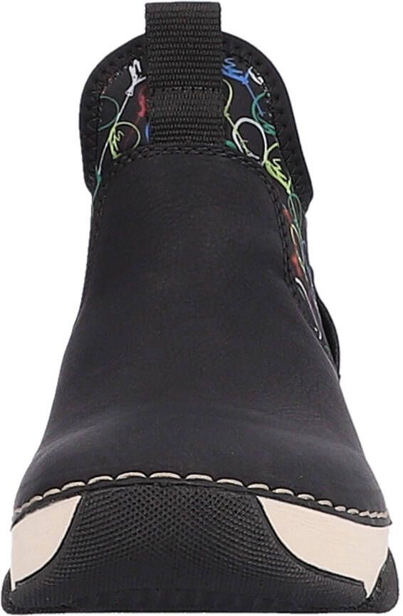 Rieker Boots zonder sluiting met kleurrijke print