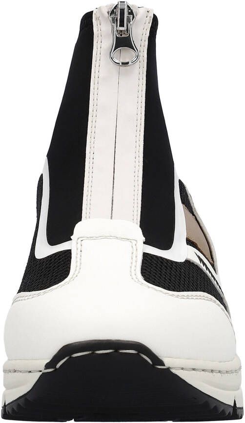 Rieker Boots zonder sluiting sleehak sneakers high top sneakers with fashionable decorative seams