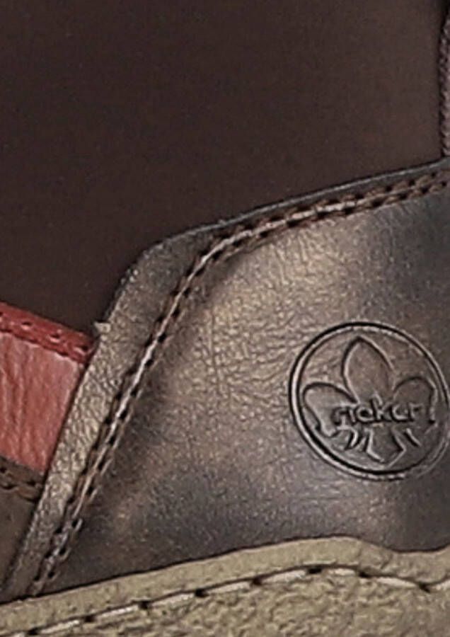 Rieker Boots zonder sluiting met contrastkleurige details