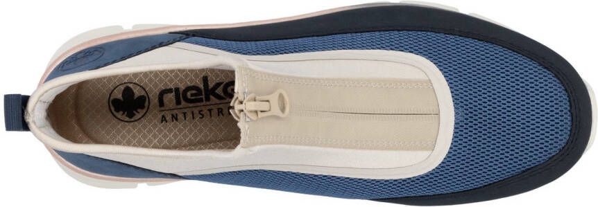 Rieker Boots zonder sluiting sleehak vrijetijdsschoen high top sneakers ritssluiting