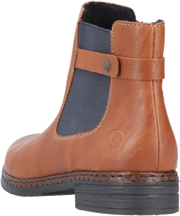 Rieker Chelsea-boots met sierriempje bij de schacht