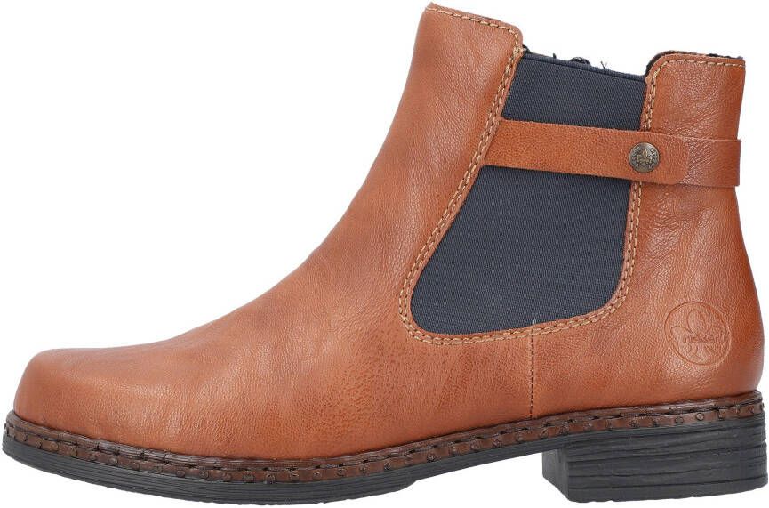 Rieker Chelsea-boots met sierriempje bij de schacht