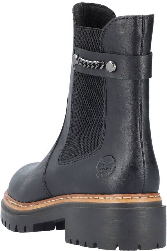 Rieker Chelsea-boots met fijne decoratieve ketting