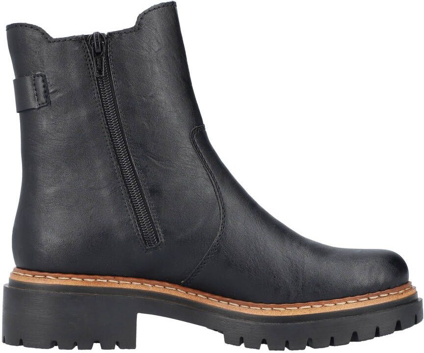 Rieker Chelsea-boots met fijne decoratieve ketting