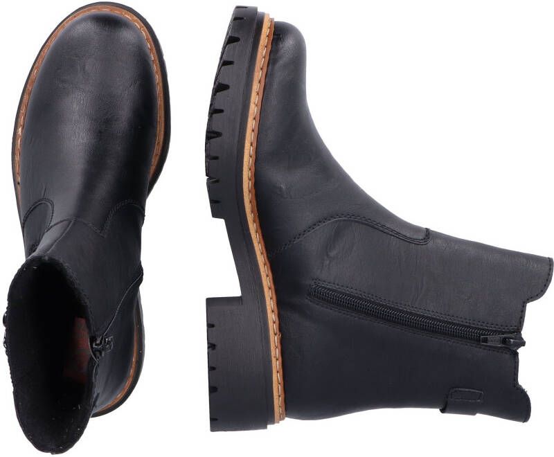 Rieker Chelsea-boots met fijne decoratieve ketting