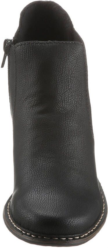 Rieker Chelsea-boots enkellaarsjes boots blokhak in klassieke uitstraling