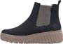 Rieker Chelsea-boots instaplaarzen wedge enkellaars met trekband - Thumbnail 11
