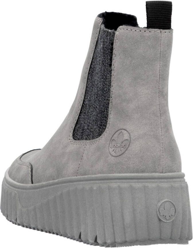 Rieker Chelsea-boots instaplaarzen wedge enkellaars met trekband