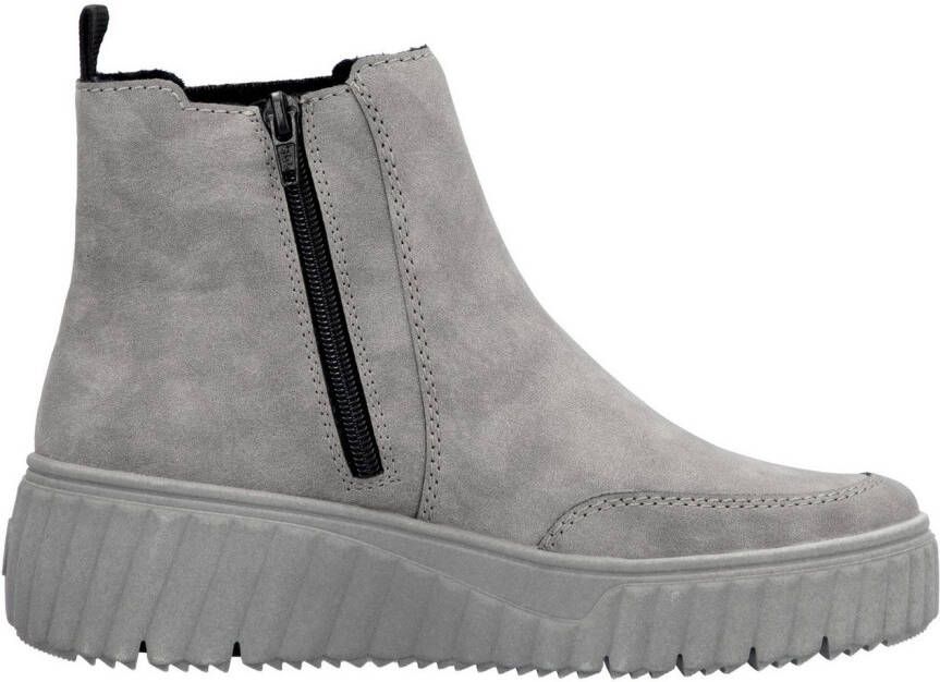 Rieker Chelsea-boots instaplaarzen wedge enkellaars met trekband