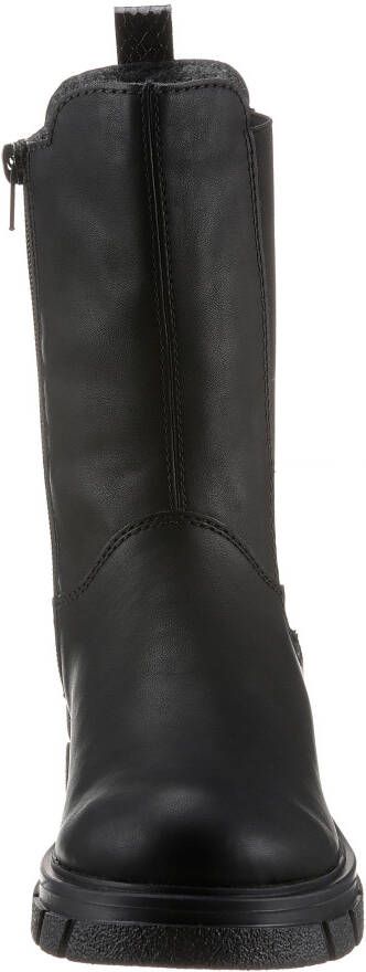 Rieker Chelsea-boots enkellaarsjes blokhak laarzen met brede stretch inzet