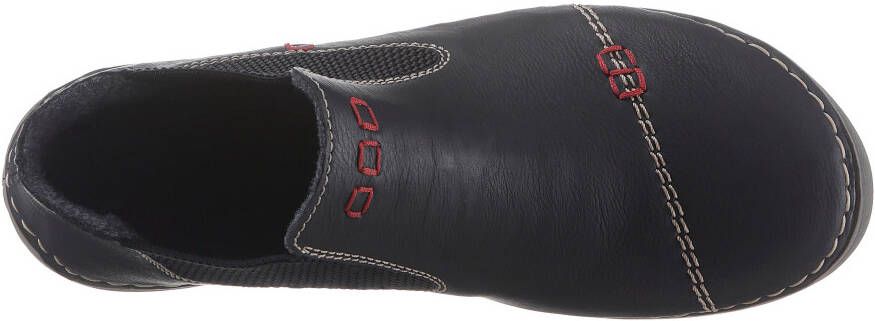 Rieker Chelsea-boots instaplaarzen enkellaars met opvallende contraststiksels