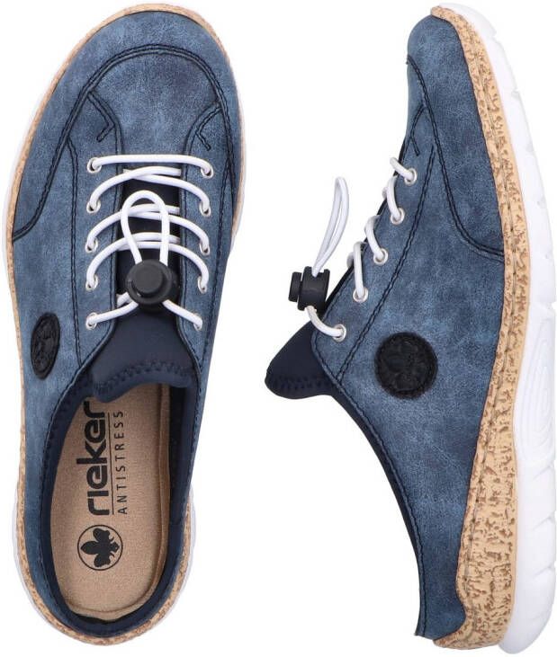 Rieker Clogs sabot instapschoen sneaker met memosoft-inrichting